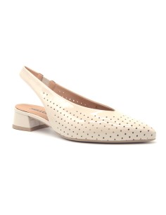 Melluso slingback in vernice traforata 2